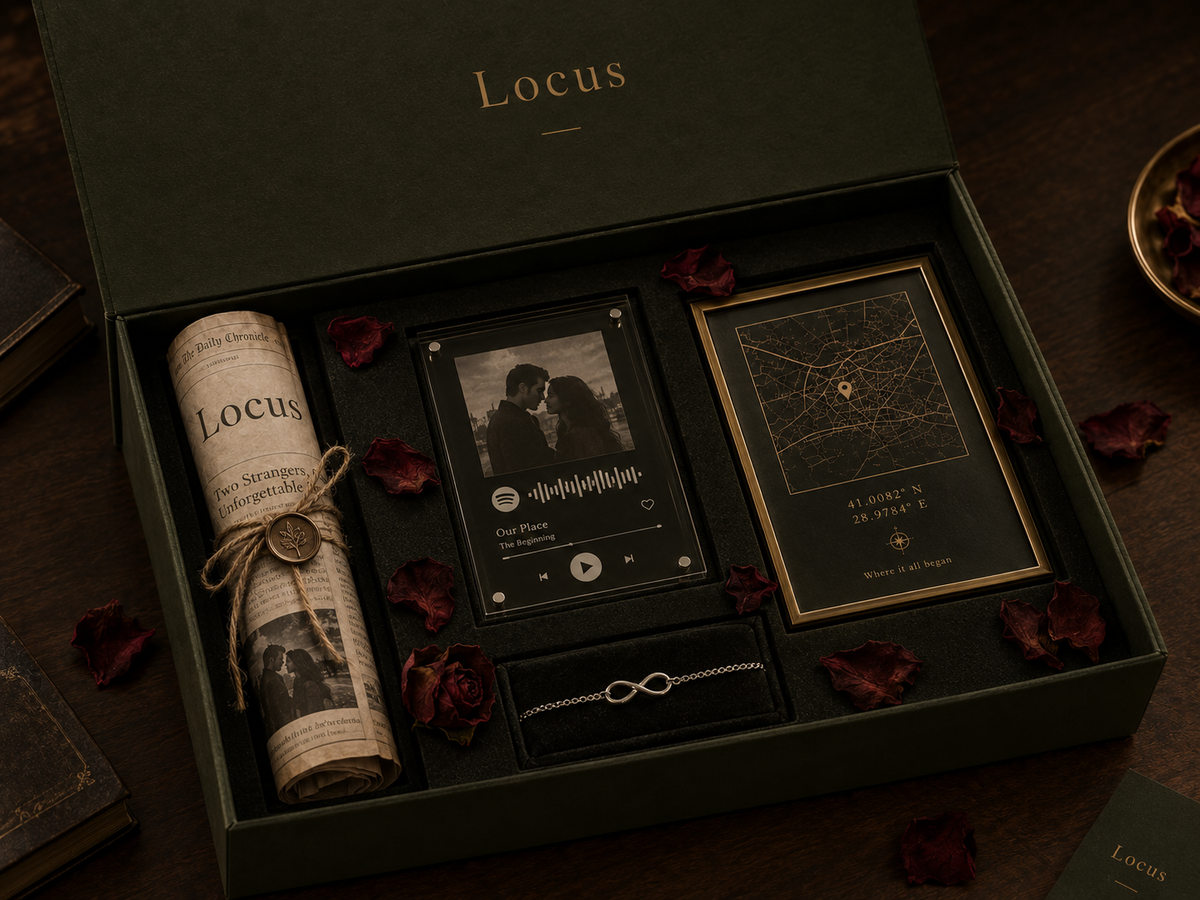 Locus Özel Seri Anılar ve Melodi Romantik Hediye Kutusu