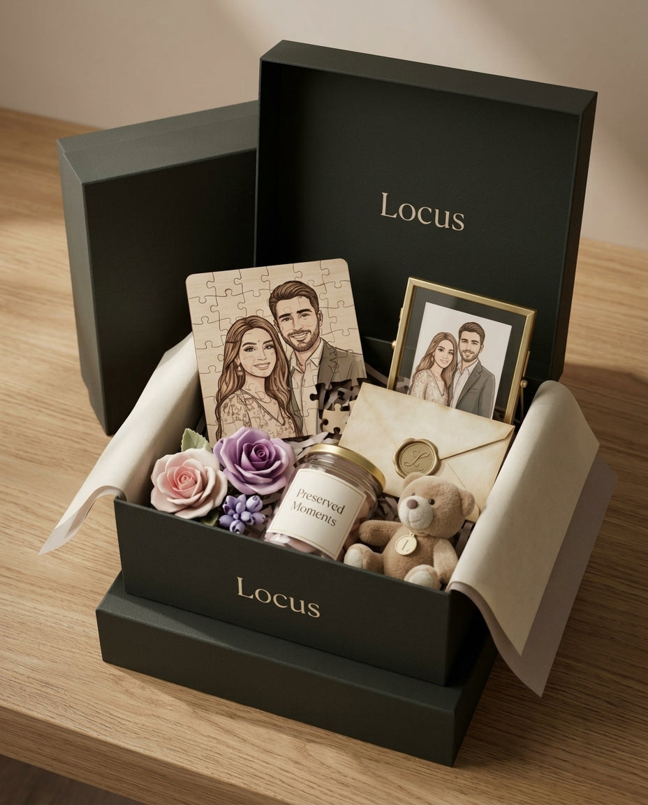 Locus Kişiye Özel Romantik Anı Hediye Kutusu